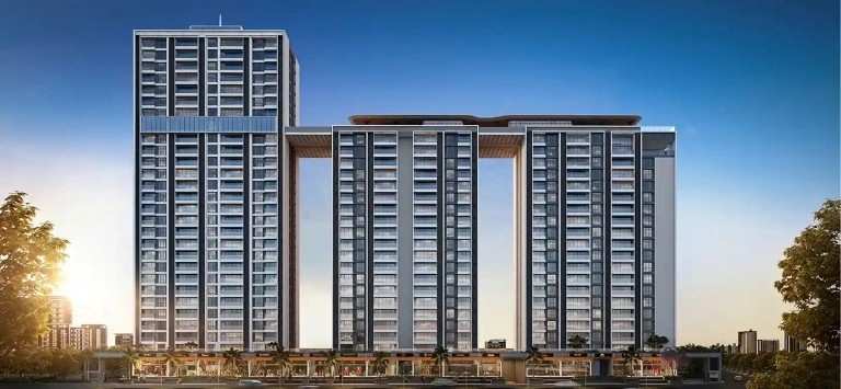 Luxury apartment building with river view at Mantra Mayfair River Residences